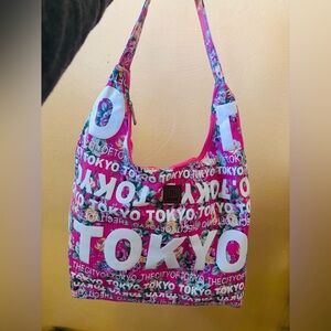 Robin Ruth JAPAN BJP038-C (Pink) Colorful Flower City Bag